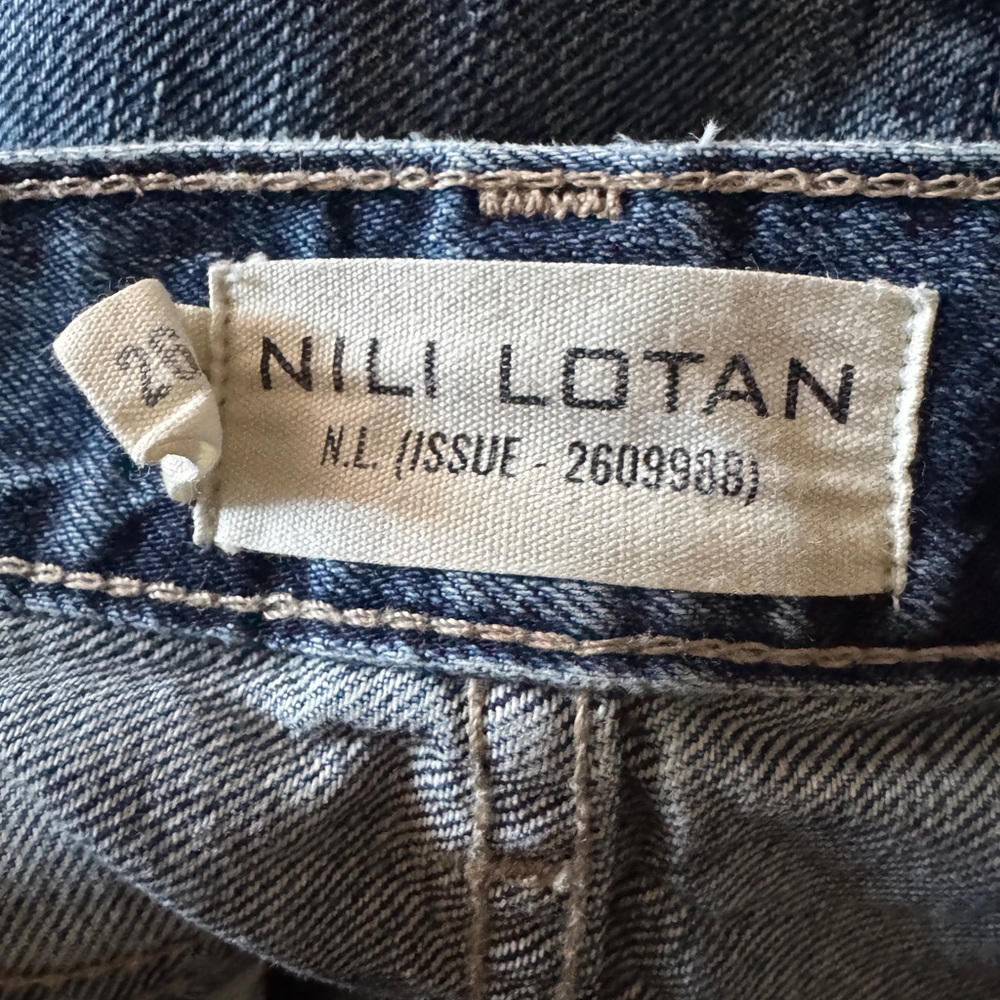 Nili Lotan Blue Flare Jeans - Picture 3 of 5